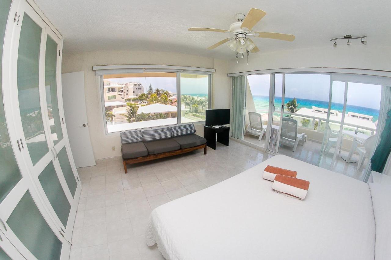 Apartment On The Beach With Terrace Ocean View, Brisas Cancun 01 By Beach & Ocean Apartments 外观 照片
