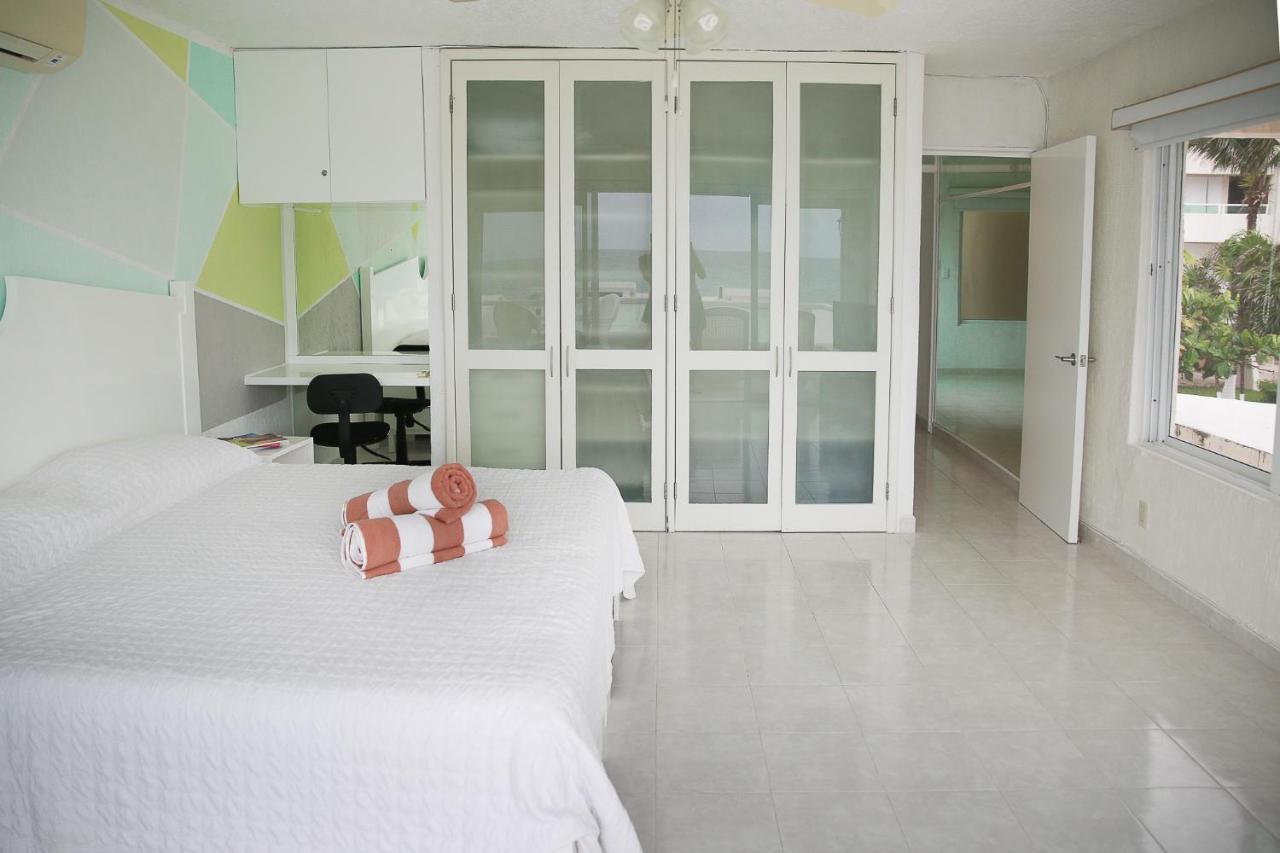 Apartment On The Beach With Terrace Ocean View, Brisas Cancun 01 By Beach & Ocean Apartments 外观 照片