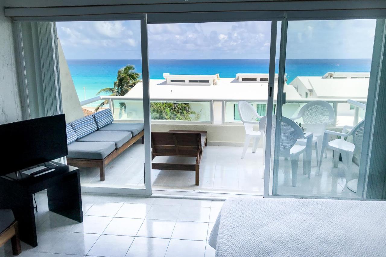 Apartment On The Beach With Terrace Ocean View, Brisas Cancun 01 By Beach & Ocean Apartments 外观 照片