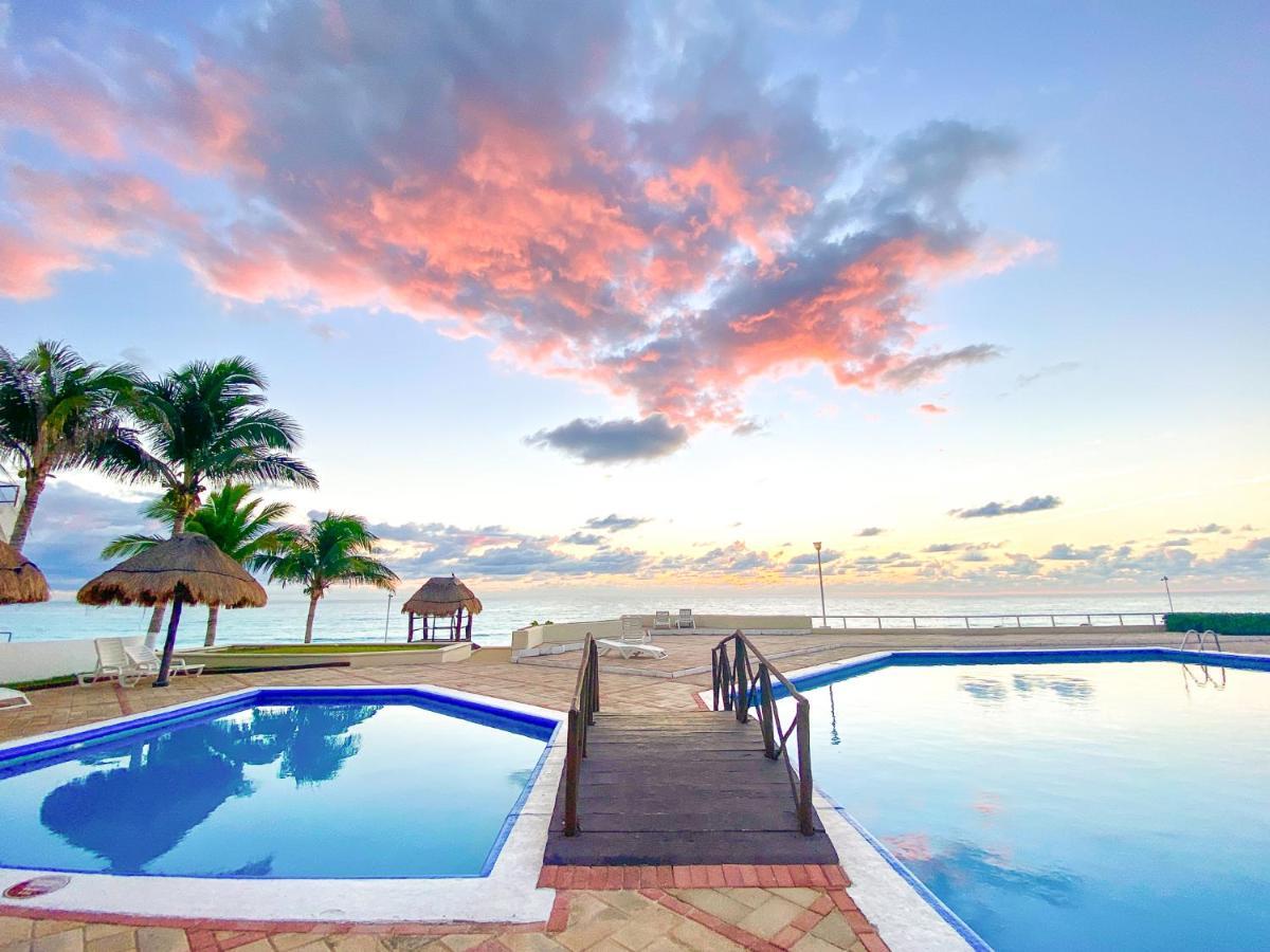Apartment On The Beach With Terrace Ocean View, Brisas Cancun 01 By Beach & Ocean Apartments 外观 照片
