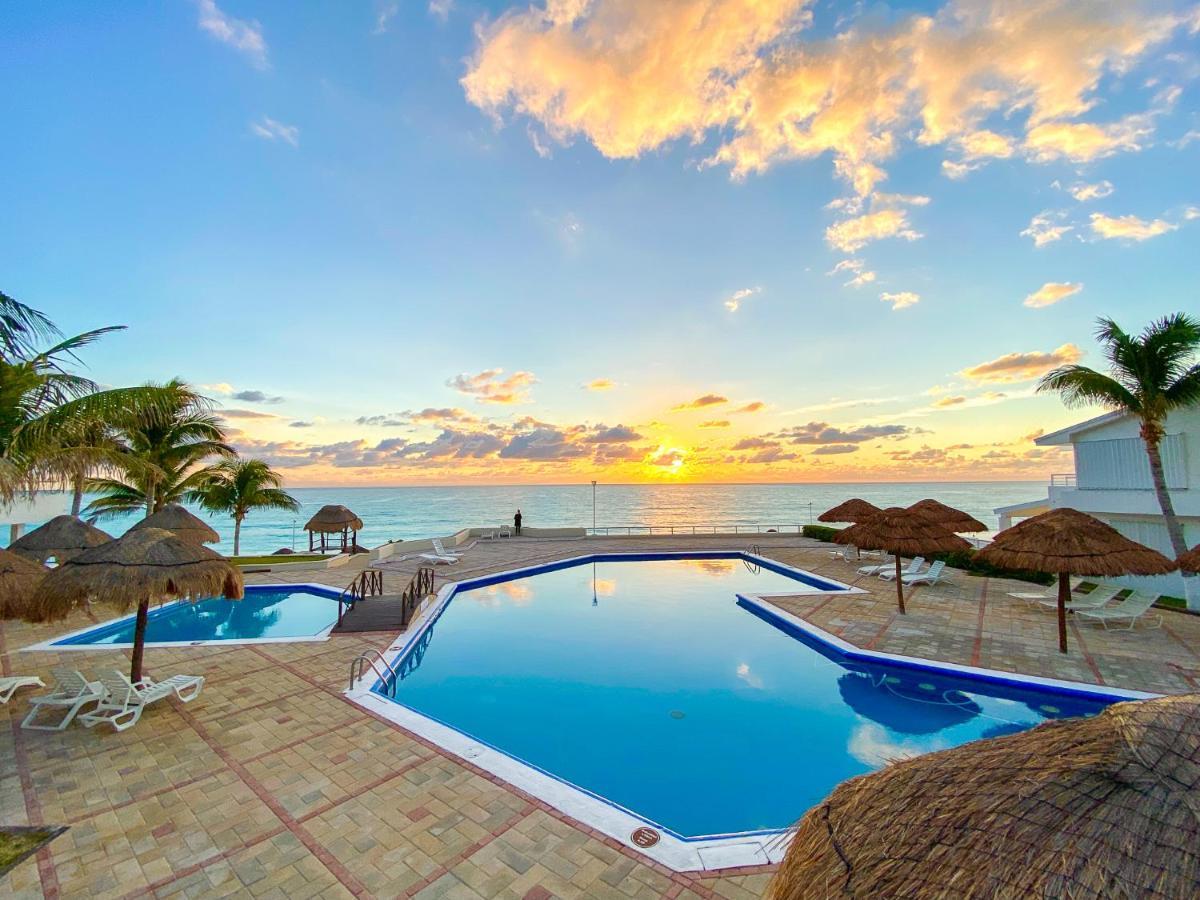 Apartment On The Beach With Terrace Ocean View, Brisas Cancun 01 By Beach & Ocean Apartments 外观 照片