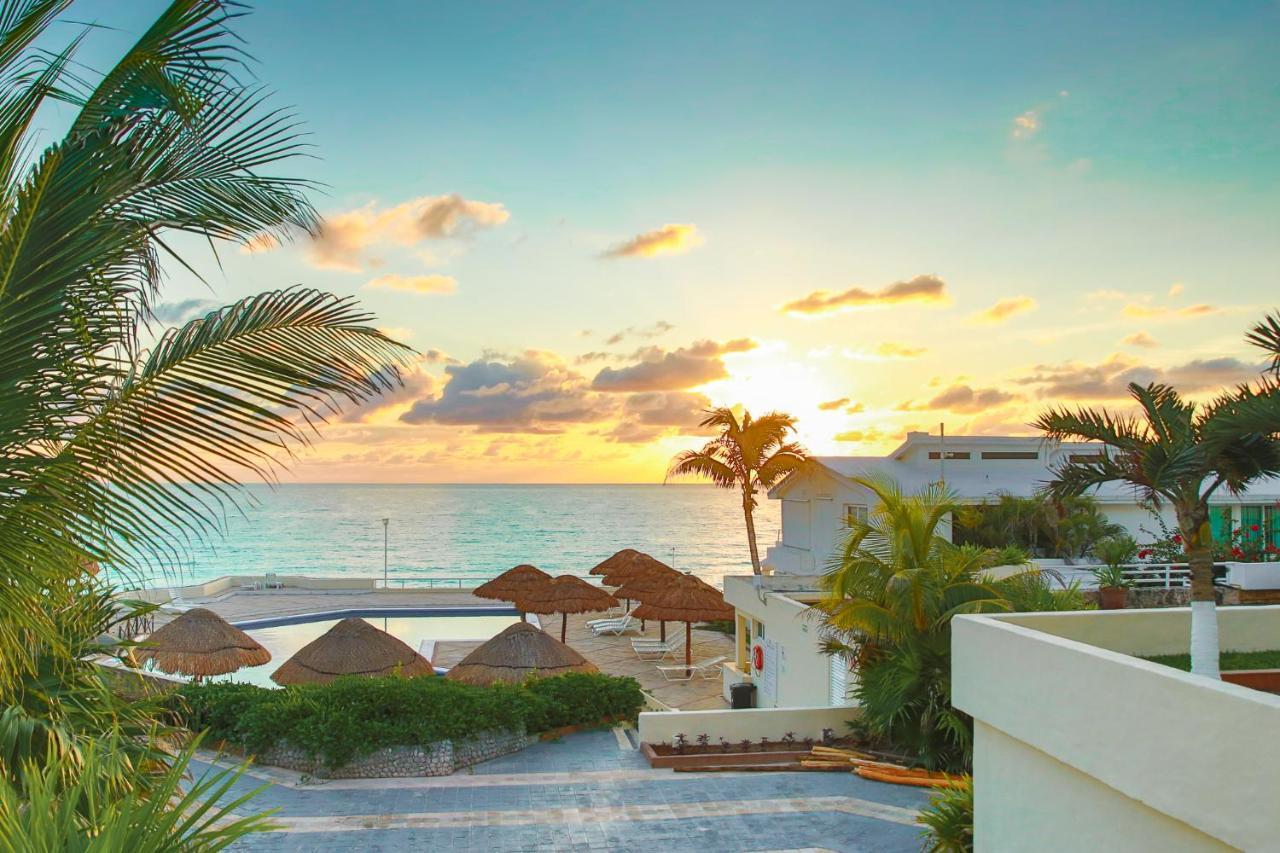 Apartment On The Beach With Terrace Ocean View, Brisas Cancun 01 By Beach & Ocean Apartments 外观 照片